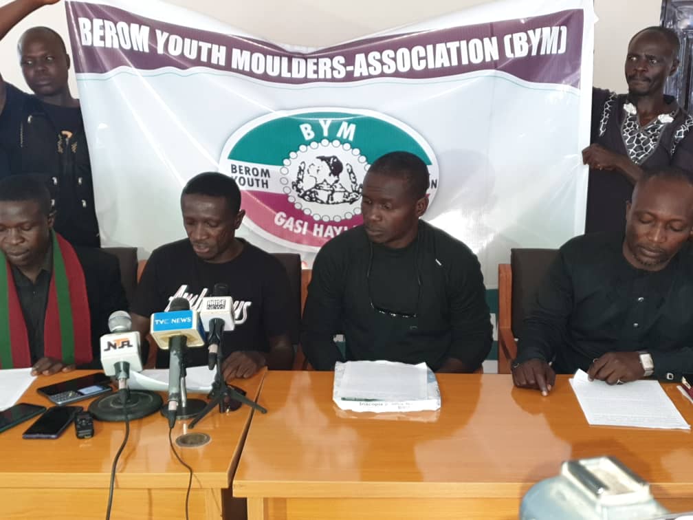 Read more about the article INTERNATIONAL PRESS CONFERENCE BY BEROM YOUTH MOULDERS-ASSOCIATION (BYM) ON THE ATTACK ON INTERNALLY DISPLACED PERSONS