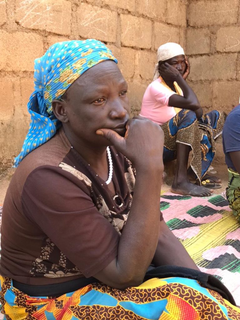 family members mourn